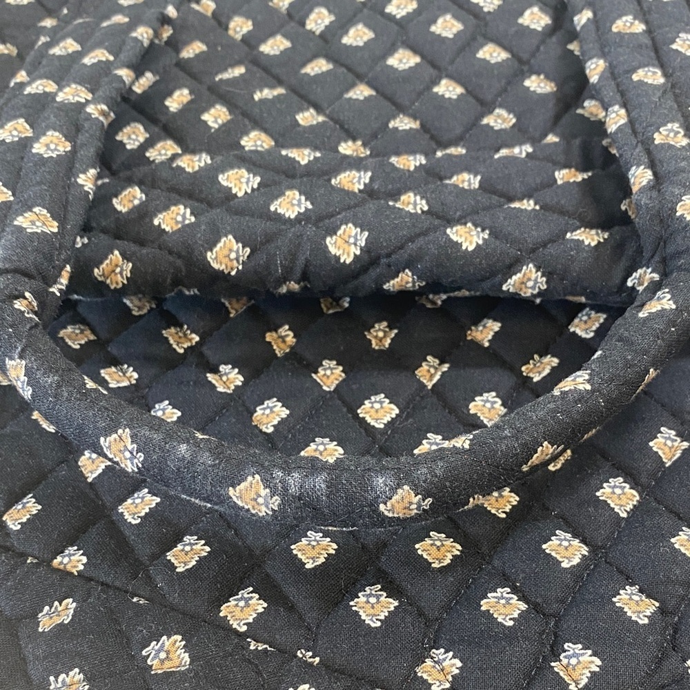 Vera Bradley Classic Black Quilted Women's Garment Travel Bag - Picture 11 of 12